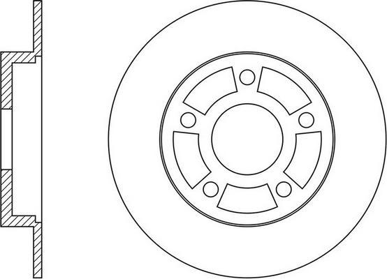 FIT FR0676 - Тормозной диск autospares.lv