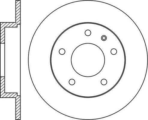 FIT FR0194 - Тормозной диск autospares.lv