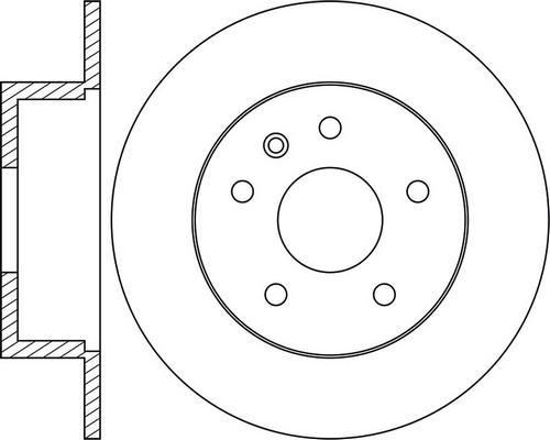 FIT FR0190 - Тормозной диск autospares.lv