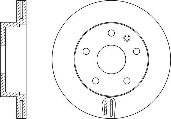 FIT FR0191V - Тормозной диск autospares.lv