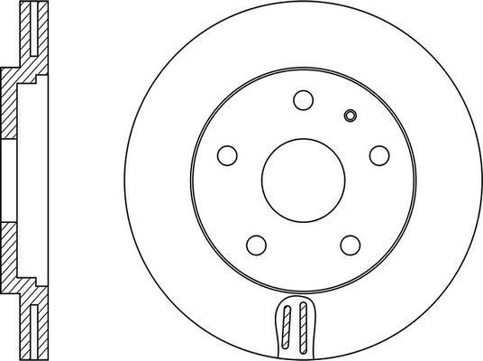 FIT FR0193V - Тормозной диск autospares.lv