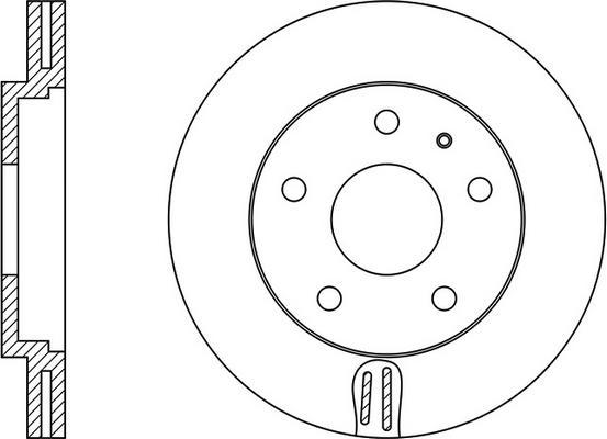 FIT FR0192V - Тормозной диск autospares.lv