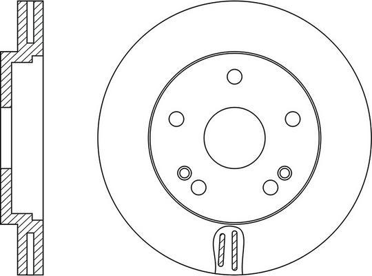 FIT FR0197V - Тормозной диск autospares.lv