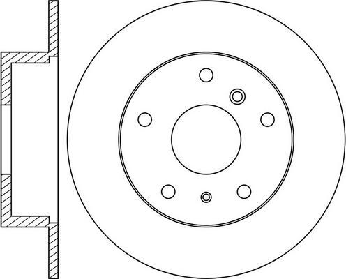 FIT FR0144 - Тормозной диск autospares.lv