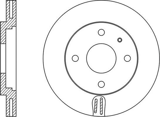 FIT FR0141V - Тормозной диск autospares.lv