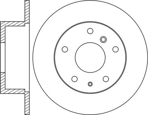 FIT FR0142 - Тормозной диск autospares.lv