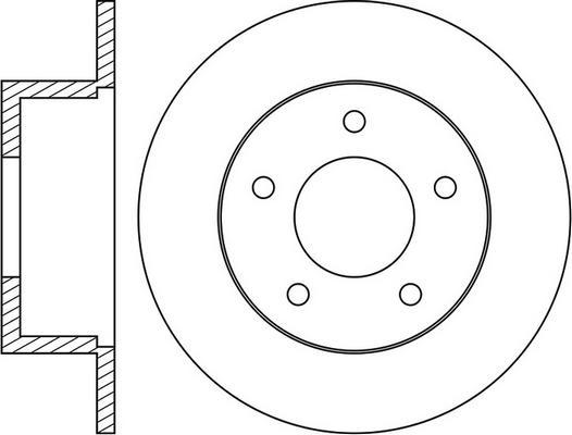 FIT FR0159 - Тормозной диск autospares.lv