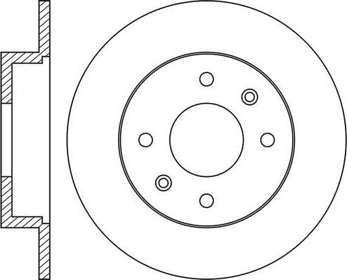 FIT FR0150 - Тормозной диск autospares.lv