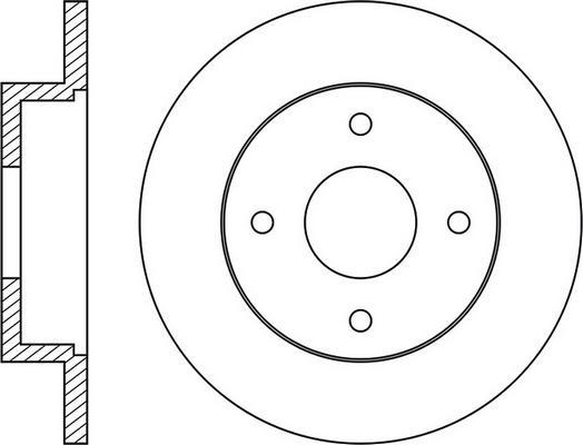 FIT FR0153 - Тормозной диск autospares.lv