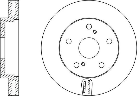 FIT FR0169V - Тормозной диск autospares.lv