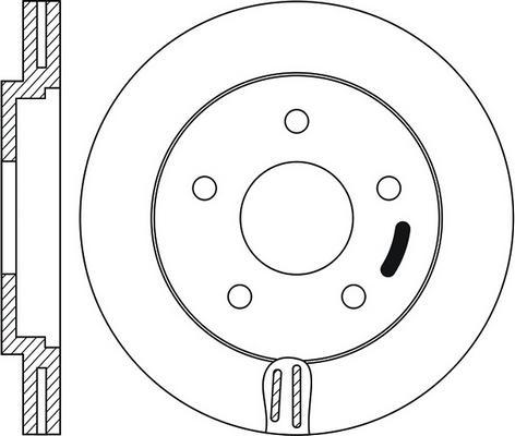 DJ Parts BD1647 - Тормозной диск autospares.lv