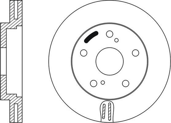 FIT FR0119V - Тормозной диск autospares.lv