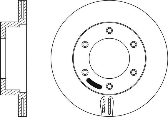 Kawe 6497 10 - Тормозной диск autospares.lv