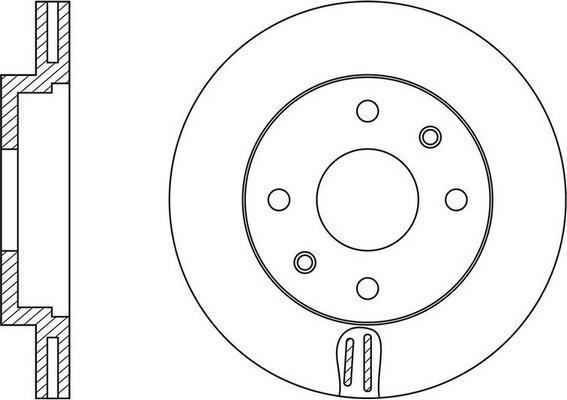 FIT FR0116V - Тормозной диск autospares.lv