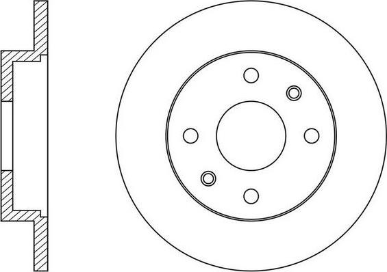 FIT FR0110 - Тормозной диск autospares.lv