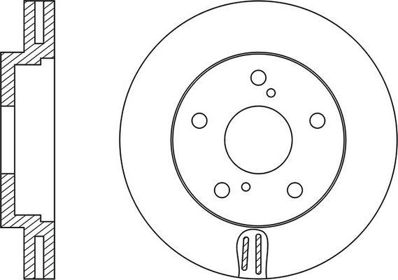 FIT FR0118V - Тормозной диск autospares.lv