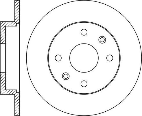 FIT FR0113 - Тормозной диск autospares.lv