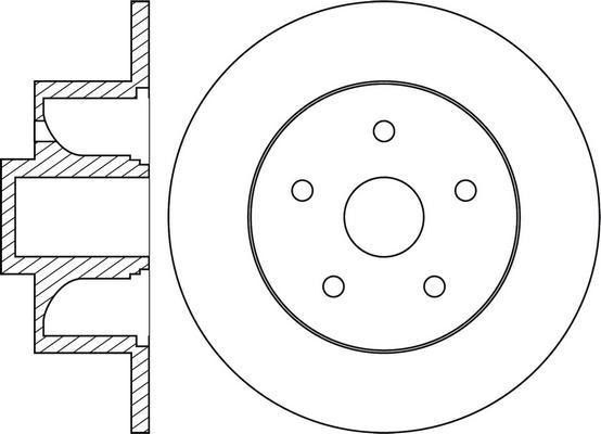 FIT FR0184 - Тормозной диск autospares.lv