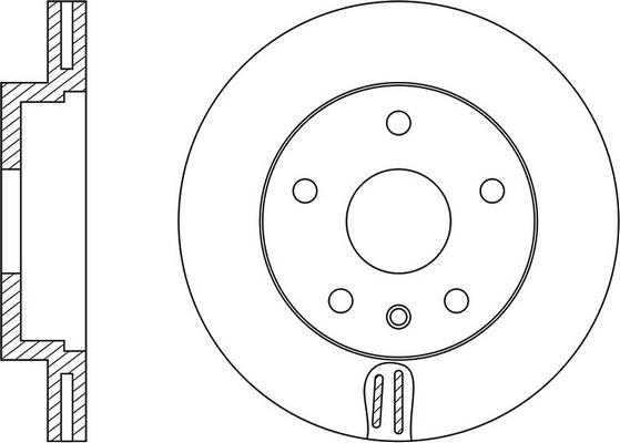 FIT FR0185V - Тормозной диск autospares.lv