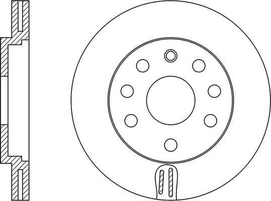 Comline AND6230 - Тормозной диск autospares.lv