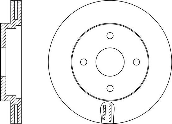 FIT FR0182V - Тормозной диск autospares.lv