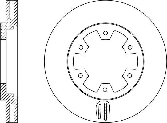 FIT FR0138V - Тормозной диск autospares.lv