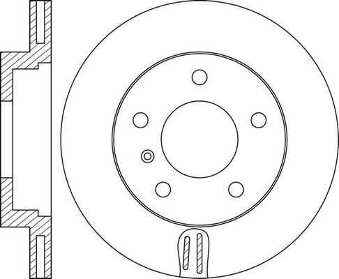 Metzger X24819 - Тормозной диск autospares.lv