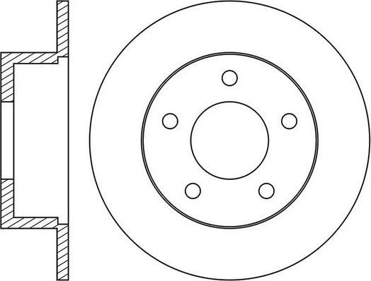 FIT FR0125 - Тормозной диск autospares.lv