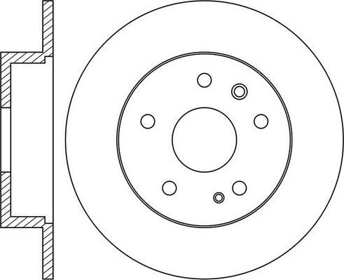 FIT FR0126 - Тормозной диск autospares.lv