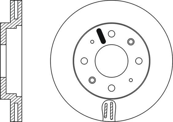 FIT FR0121V - Тормозной диск autospares.lv