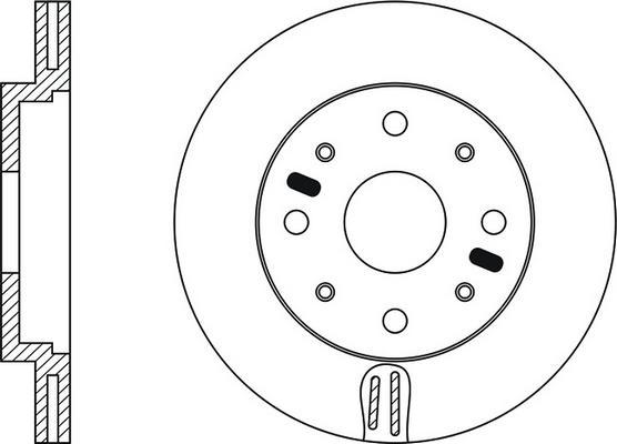 CAR 1614722680 - Тормозной диск autospares.lv