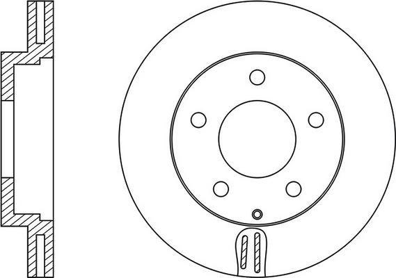 Villar 628.1353 - Тормозной диск autospares.lv