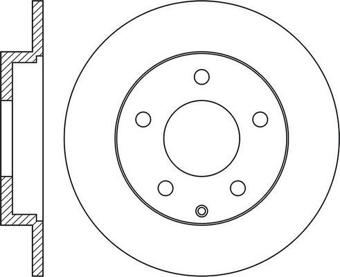 FIT FR0172 - Тормозной диск autospares.lv