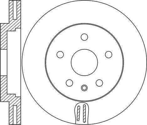 FIT FR0868V - Тормозной диск autospares.lv