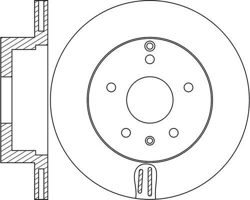 FIT FR0812V - Тормозной диск autospares.lv