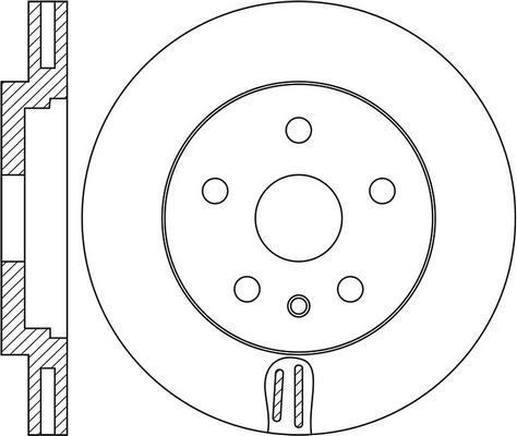 FIT FR0817V - Тормозной диск autospares.lv