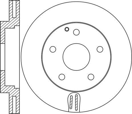 FIT FR0837V - Тормозной диск autospares.lv