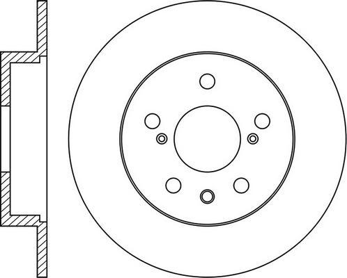 FIT FR0828 - Тормозной диск autospares.lv