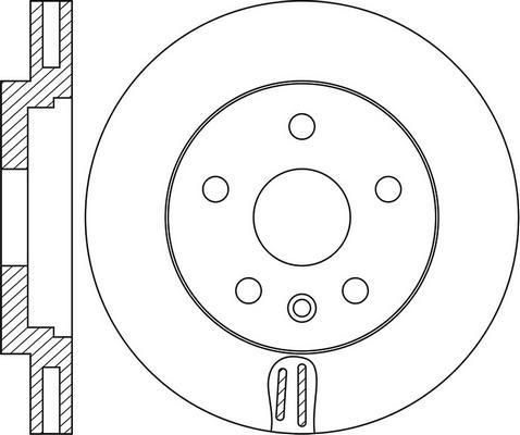 FIT FR0872V - Тормозной диск autospares.lv