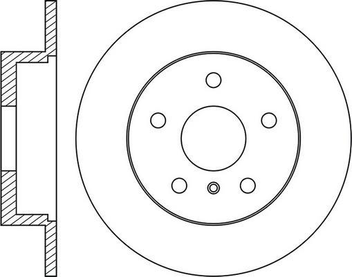 FIT FR0394 - Тормозной диск autospares.lv