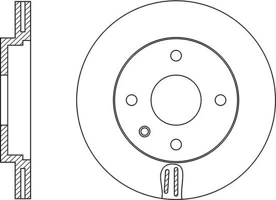 FIT FR0391V - Тормозной диск autospares.lv