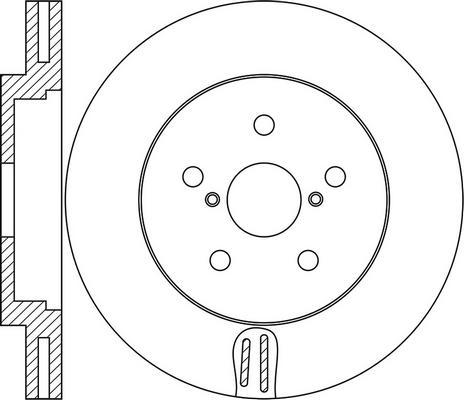 FIT FR0355VSET - Тормозной диск autospares.lv