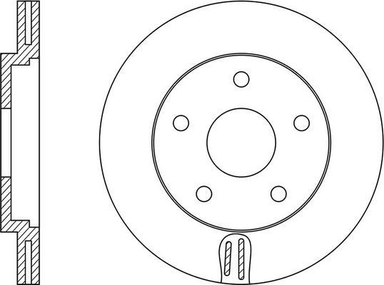 FIT FR0367V - Тормозной диск autospares.lv