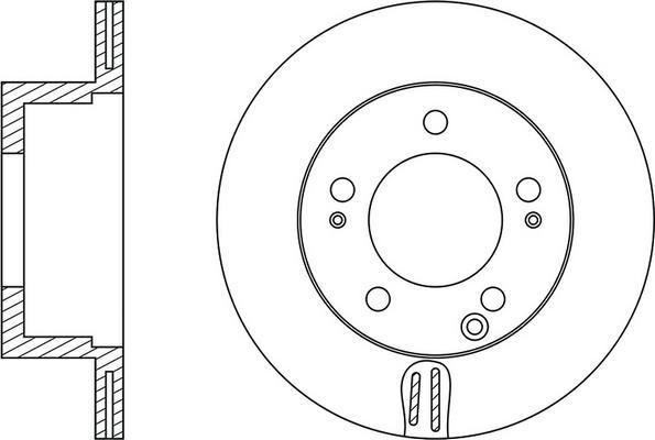 FIT FR0309V - Тормозной диск autospares.lv