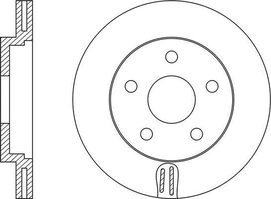 FIT FR0306V - Тормозной диск autospares.lv