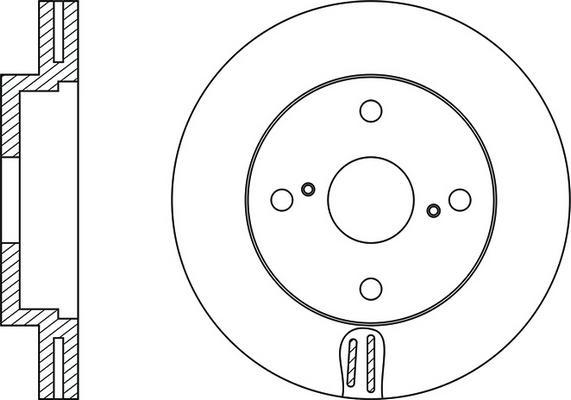 FIT FR0310V - Тормозной диск autospares.lv