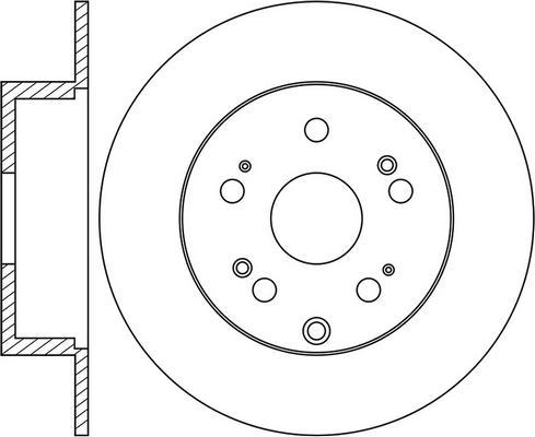 FIT FR0370 - Тормозной диск autospares.lv