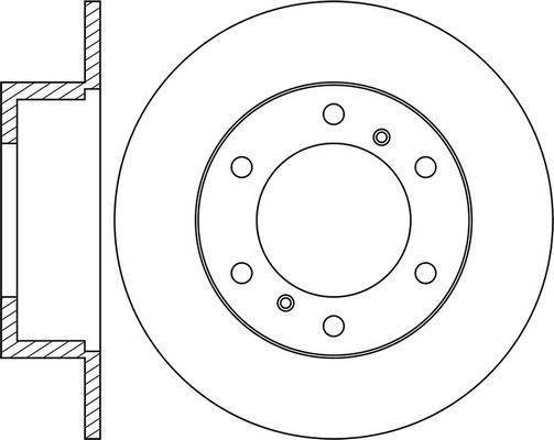 FIT FR0245 - Тормозной диск autospares.lv