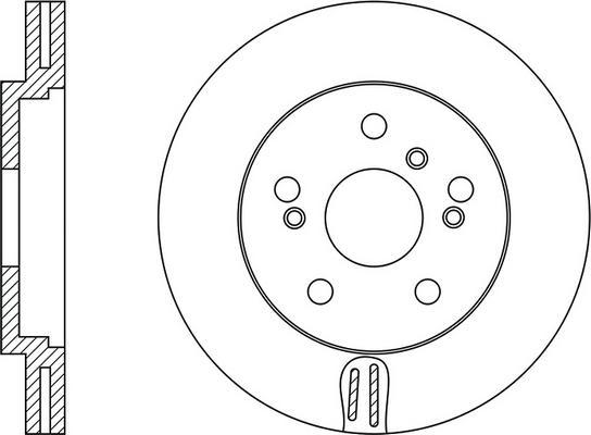 FIT FR0266V - Тормозной диск autospares.lv