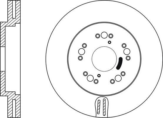 FIT FR0262V - Тормозной диск autospares.lv